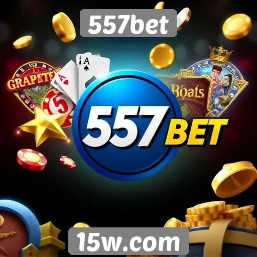 Variedade de jogos disponíveis no 557bet